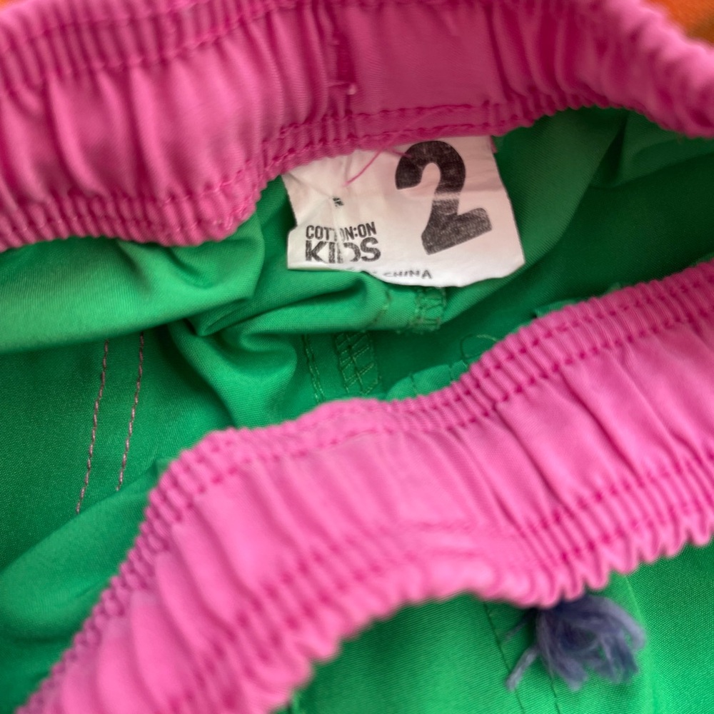 PRIMARY, COTTON ON Bundle of Boys Brightly Colored Swim Trunks - Picture 5 of 6